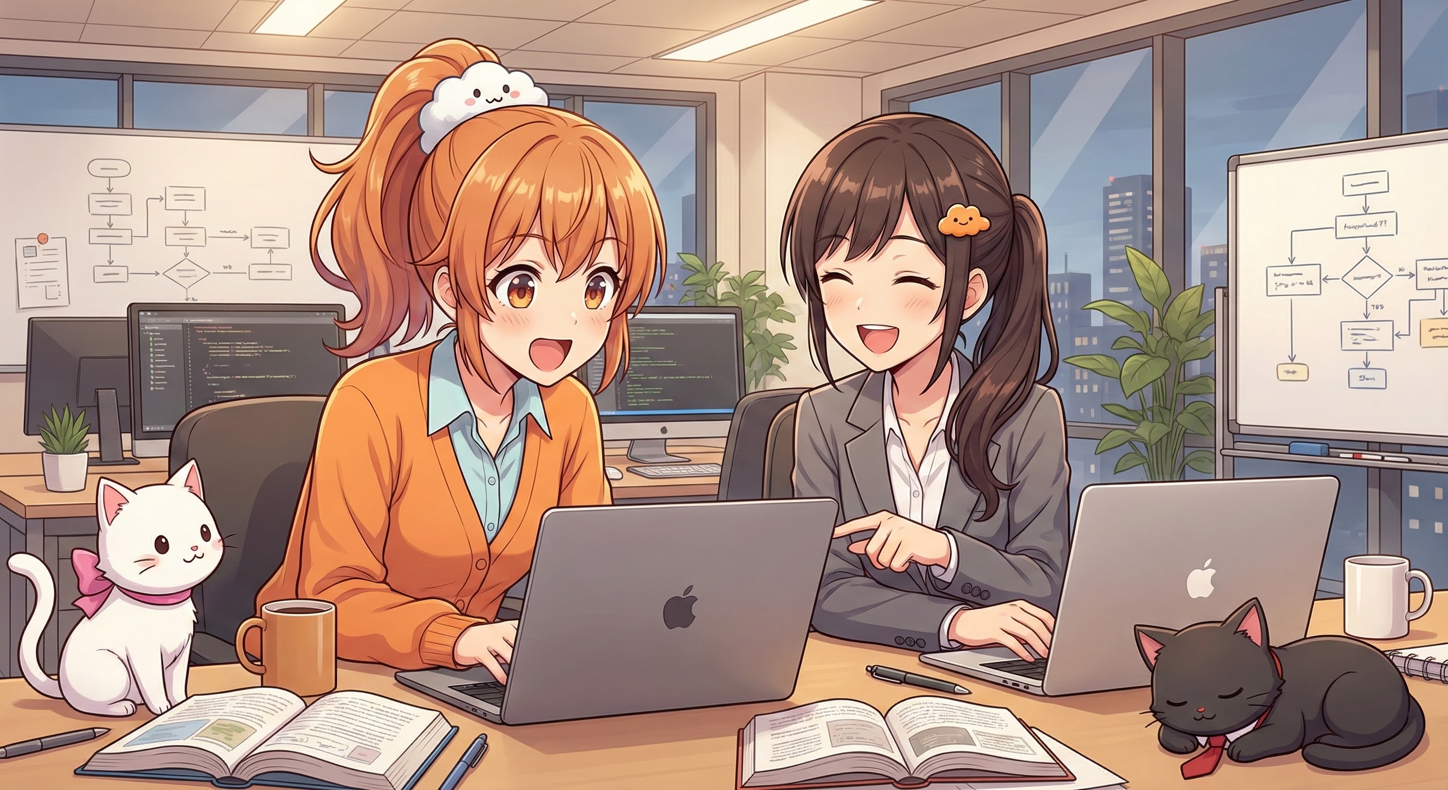 ソラとカナタ 学習の様子